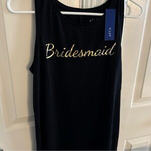Apt. 9 Wedding Black Tank Top Size Medium New